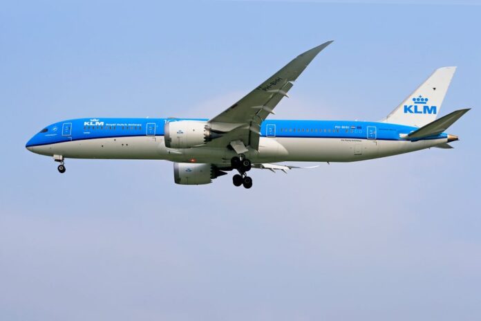 Air France-KLM Flugzeug im Einsatz