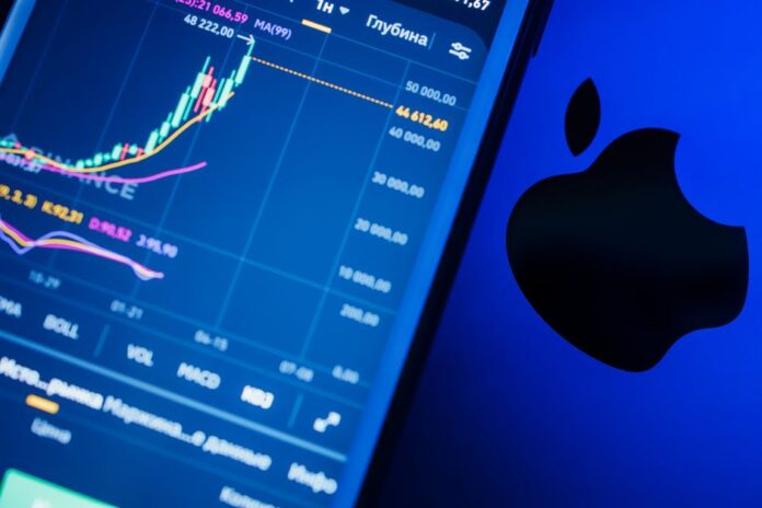 Apple-Aktie unter Druck auf dem Markt