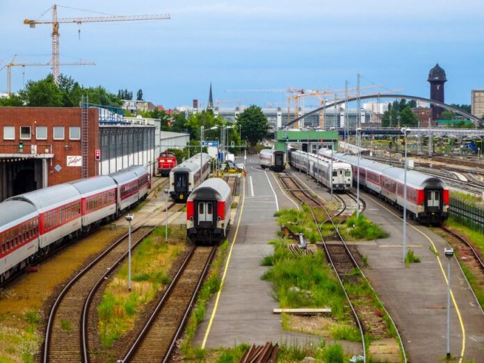 Bauarbeiten an der Berliner Stadtbahn
