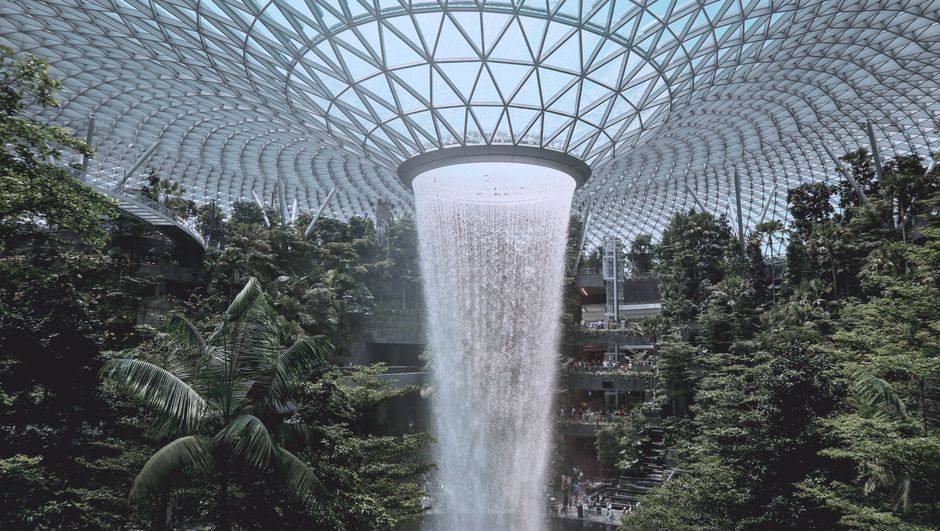 Changi Flughafen: Ein Blick auf Jewel