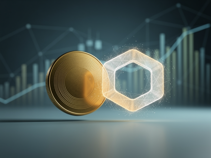 Unterscheidung zwischen Coin und Token im Kryptomarkt anschaulich dargestellt