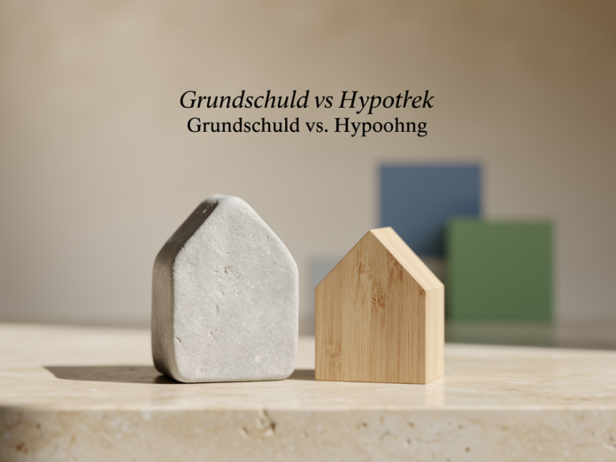 Illustration zum Thema grundschuld hypothek unterschied