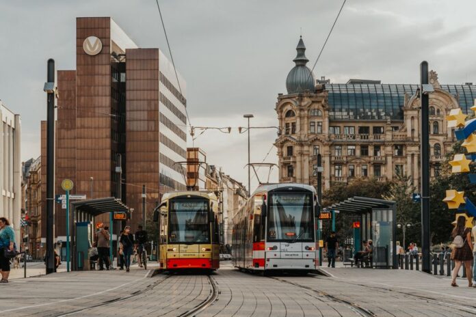 Hitzeschäden an Straßenbahnen in Leipzig