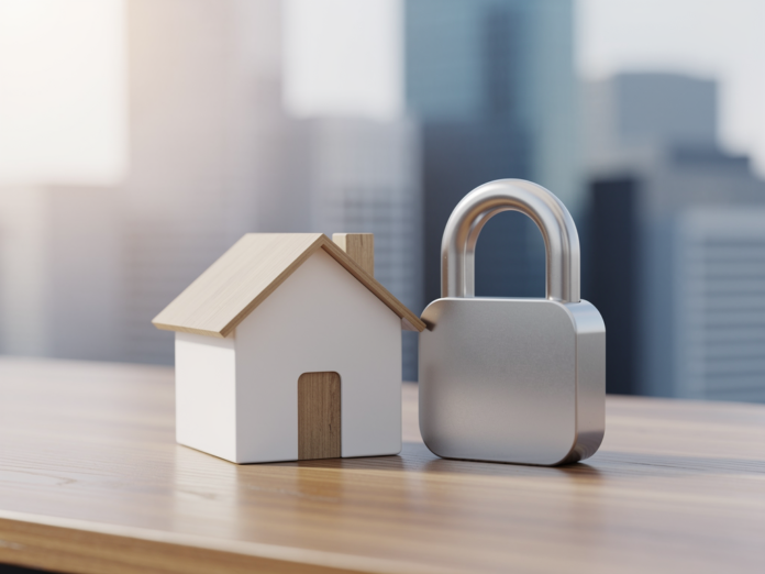Haus mit Schlüssel symbolisiert Kreditsicherheiten bei Immobilienfinanzierung und Kreditbewilligung