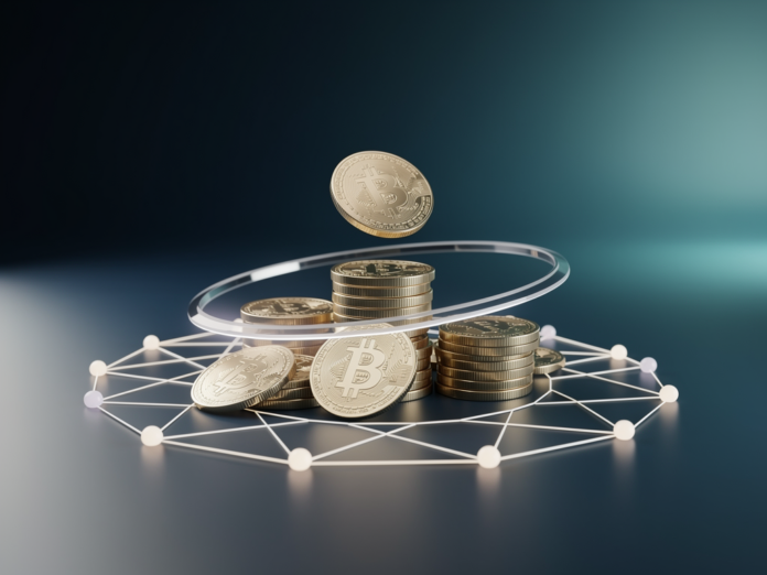 Illustration zur Erklärung des Krypto Staking Prozesses mit praktischen Tipps und Beispielen