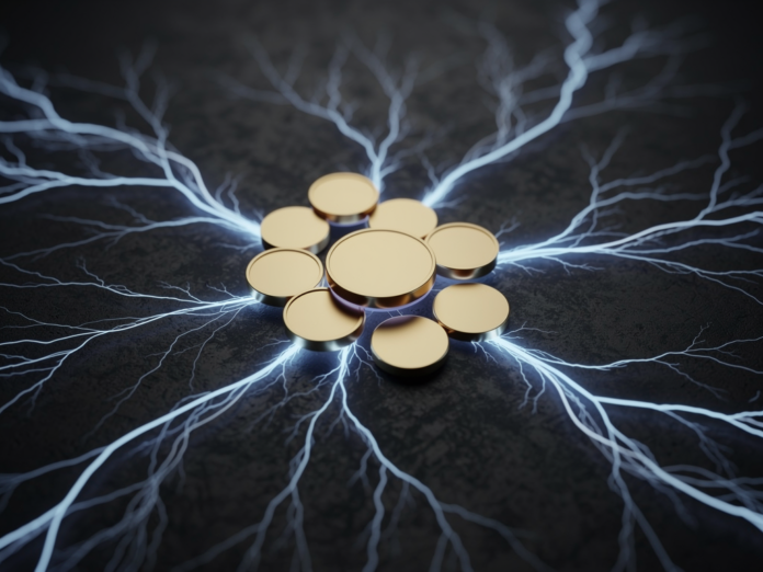 Illustration erklärt Lightning Network schnelle günstige Bitcoin-Transaktionen Layer-2 Skalierung
