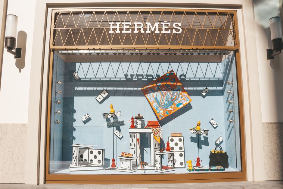 Luxusmode bei Hermès