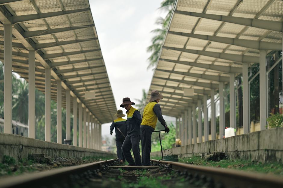Mobile Handwerkerteams der Deutschen Bahn
