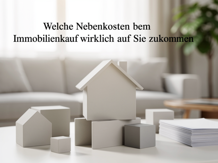 Übersichtliche Darstellung der wichtigsten Nebenkosten beim Immobilienkauf in Deutschland