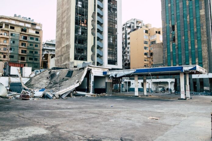 Zerstörung nach israelischen Luftangriffen im Libanon