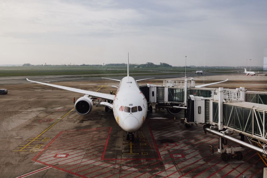 Air France-KLM Flugzeug am Flughafen