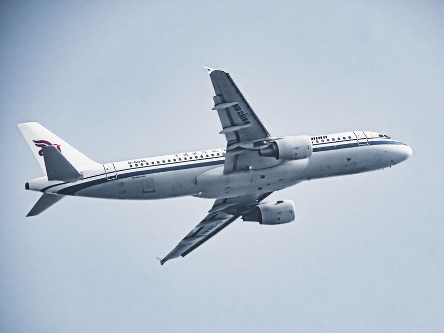 Airbus Flugzeuge auf dem Rollfeld