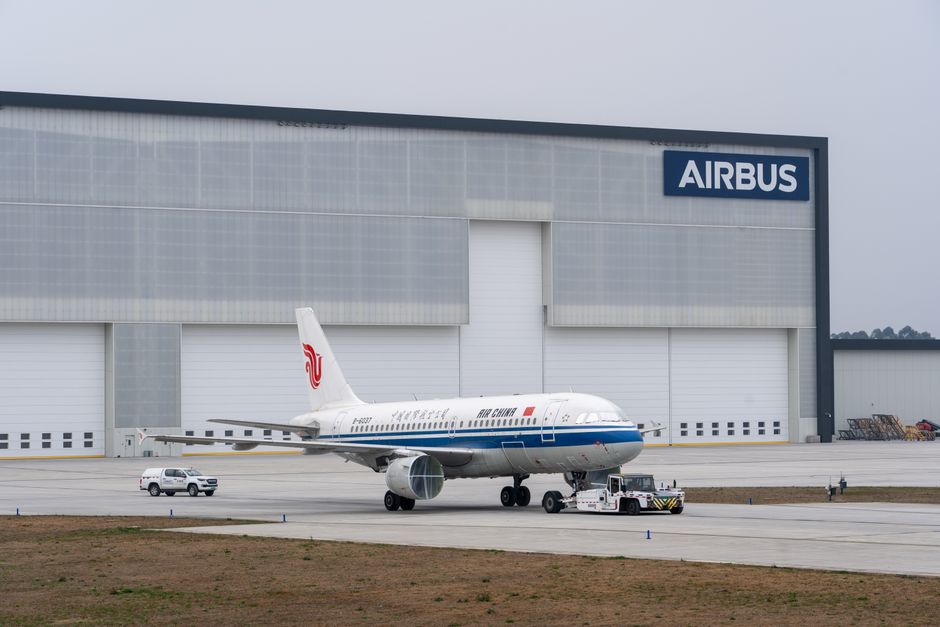 Airbus Flugzeuge im Anflug
