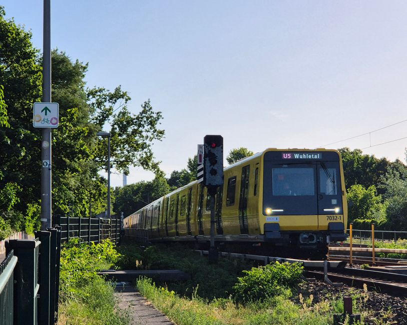 Bauarbeiten an der Ringbahn in Berlin