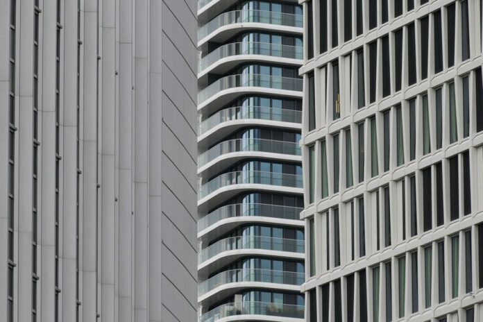 Bürogebäude im Frankfurter Bankenviertel