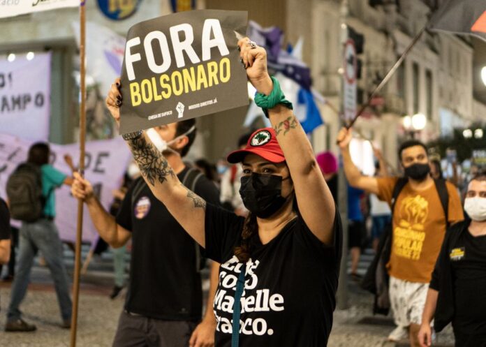 Flávio Bolsonaro bei seiner Nominierung