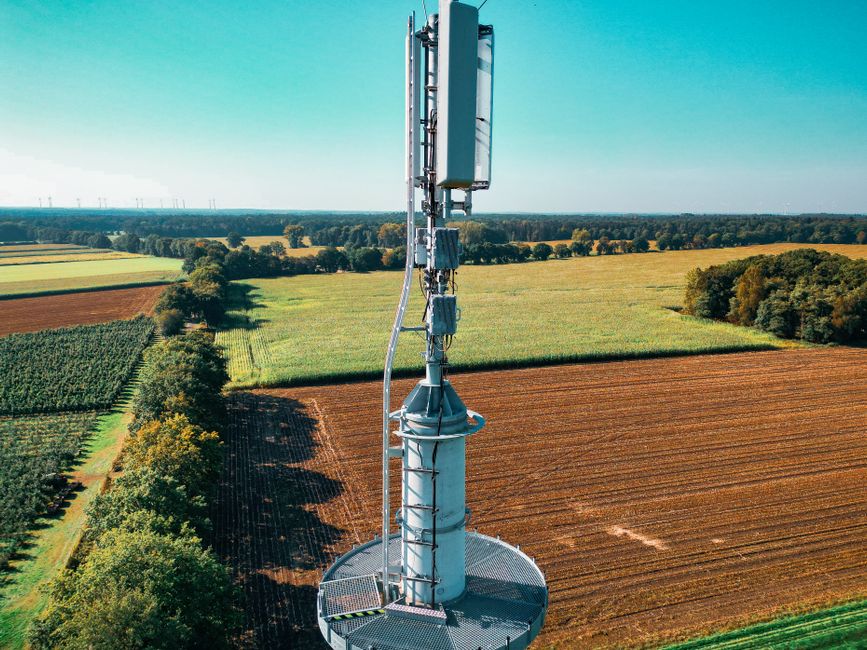 Mobilfunknetz im ländlichen Raum