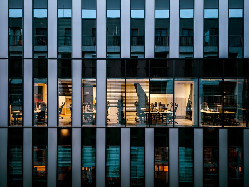 Moderne Büroimmobilien in London