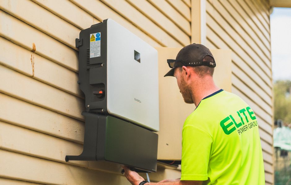 Moderne Wärmepumpe für nachhaltige Energie