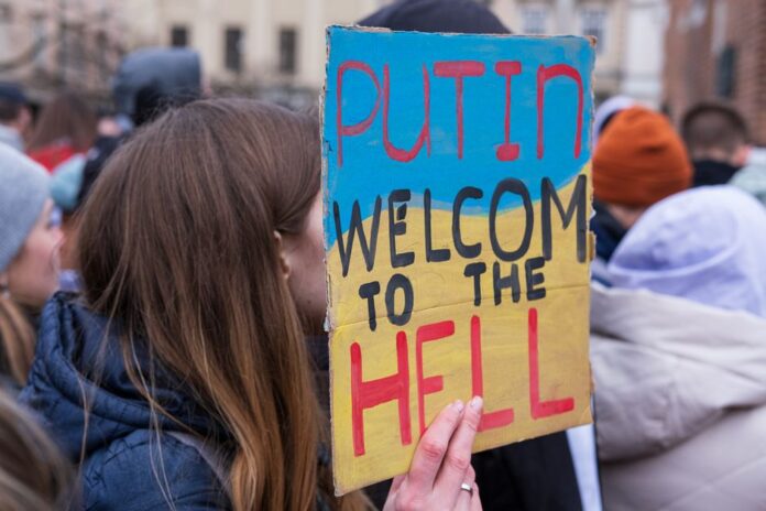 Protest gegen Putin in Russland