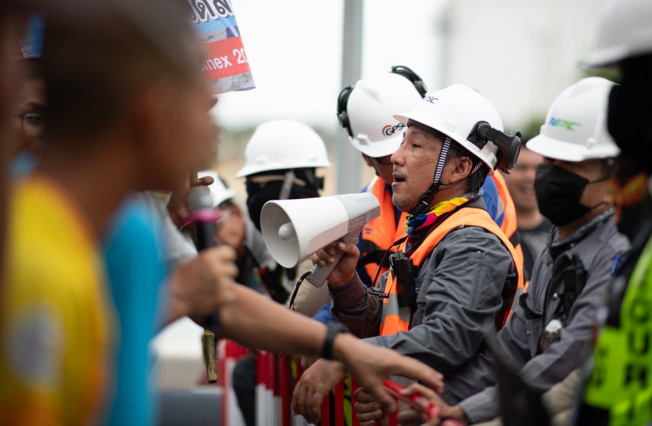 Proteste vor der Volkswagen-Zentrale