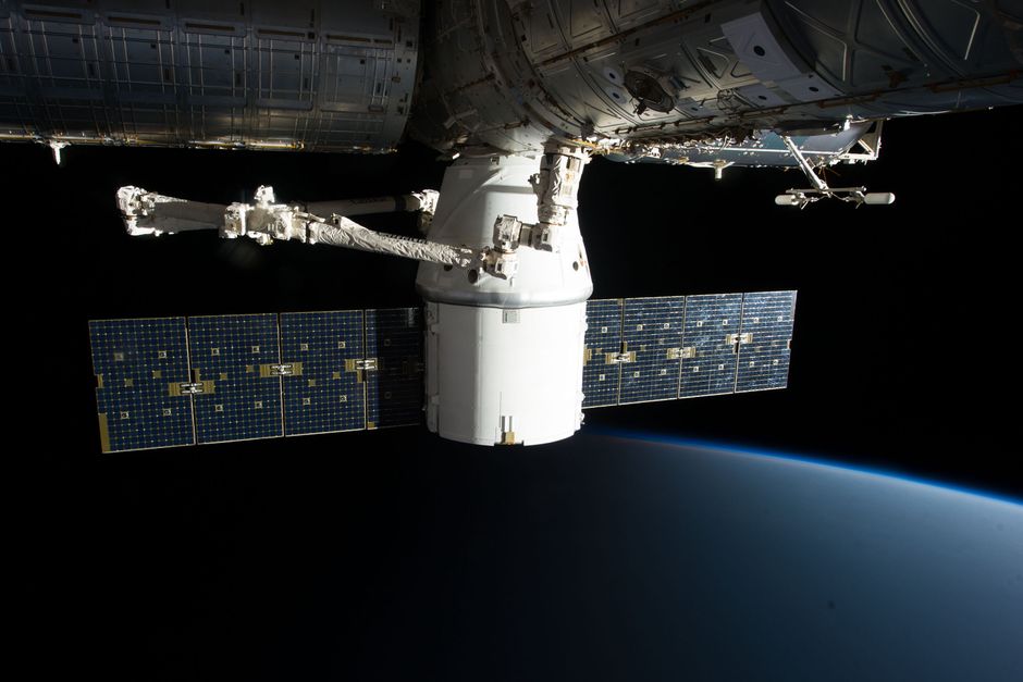 Rückkehr der Raumfahrer von der ISS
