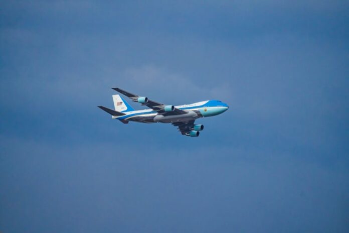 Trump und die Air Force One