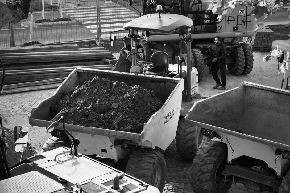 Wacker Neuson Baumaschinen im Einsatz