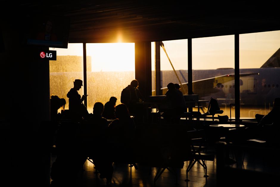 easyJet-Flughafen mit gestrichenen Flügen