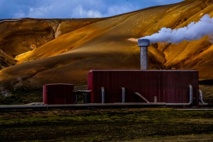 Geothermie-Anlage zur Energiegewinnung
