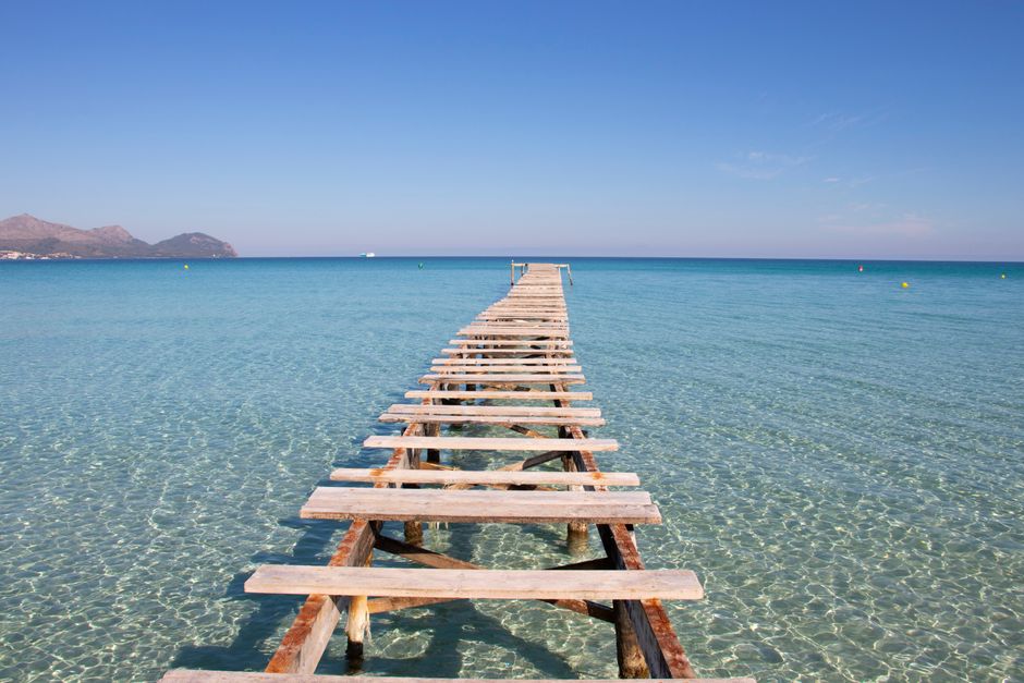 Helle Wohnung mit Seeblick in Puerto de Alcudia