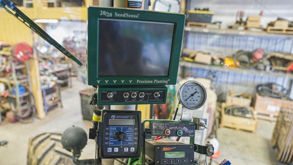 Moderne Agrartechnik im Einsatz