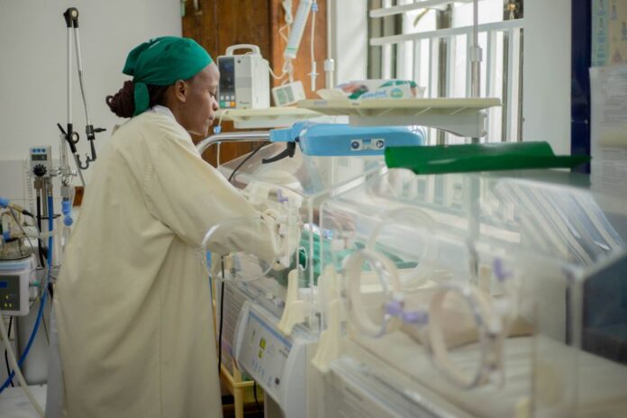 Neonatale Intensivstation in einer Klinik