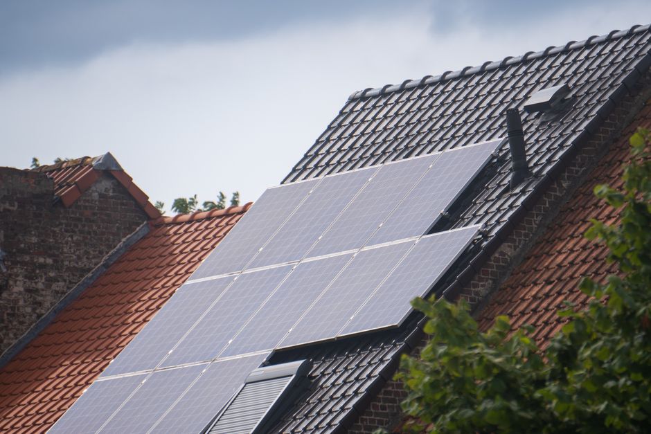 Photovoltaikanlage auf einem Dach