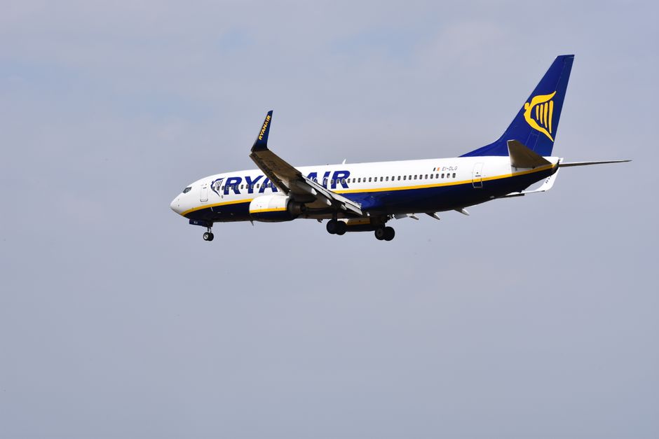 Ryanair Flugzeug im Einsatz
