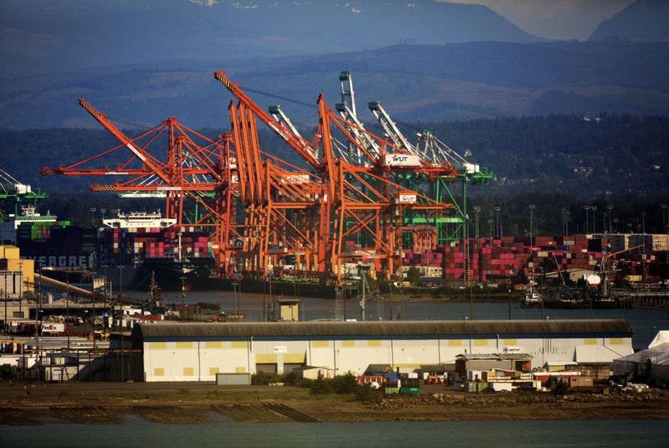 Schiffstransport von Rohstoffen in den USA