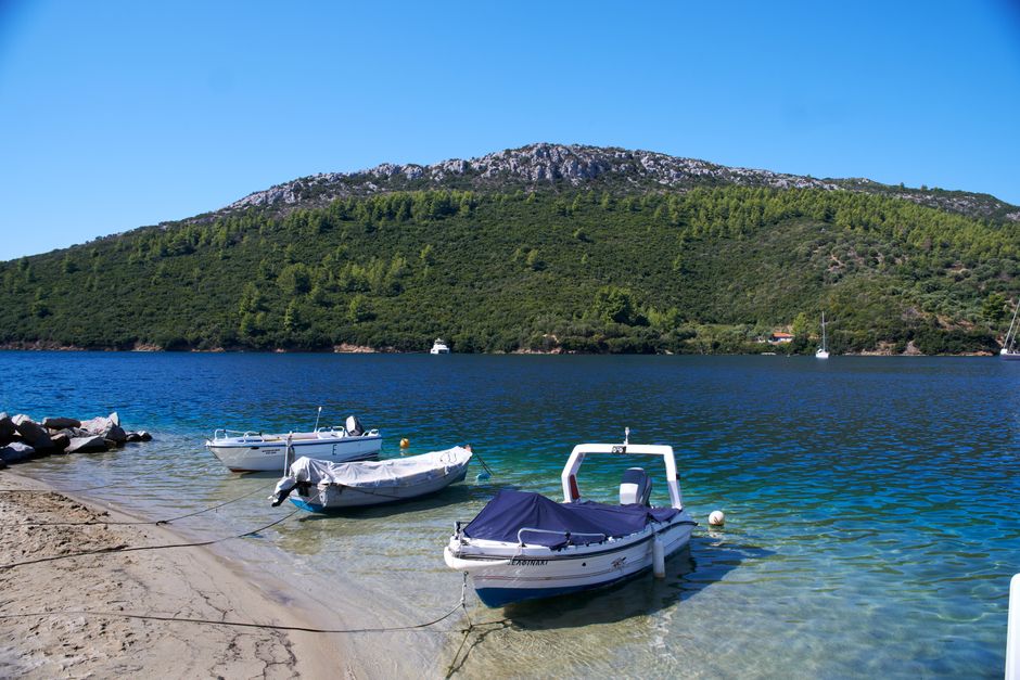 Waldbrand in Chalkidiki, Griechenland
