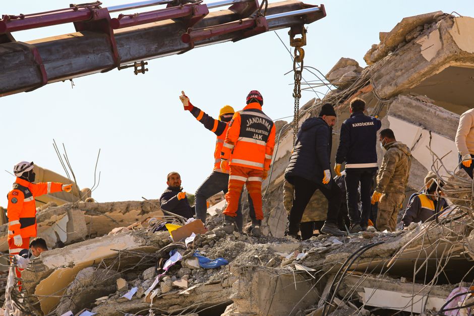 Zerstörung in Kiew nach den Angriffen