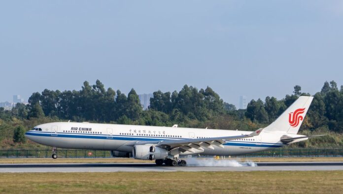 Airbus A330 Jet in der Produktion