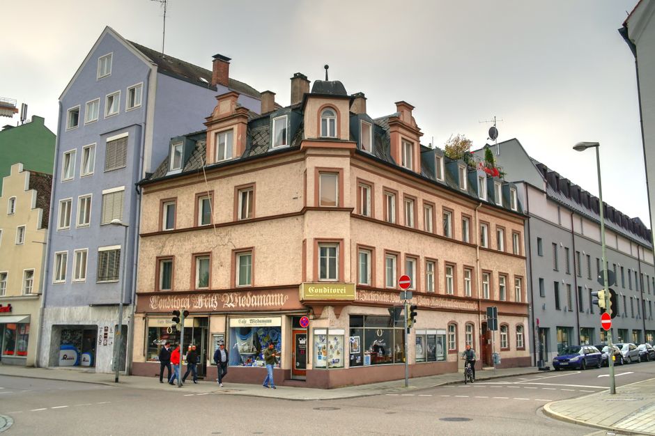 Denkmalgeschützte Reihenhäuser in Ingolstadt