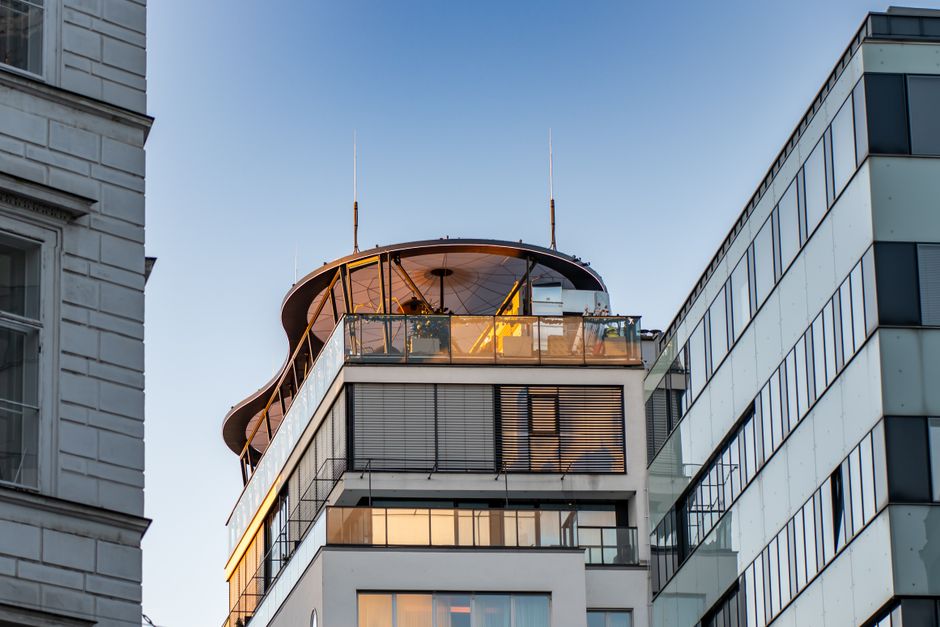 Exklusive Dachgeschosswohnung mit Blick über Wien