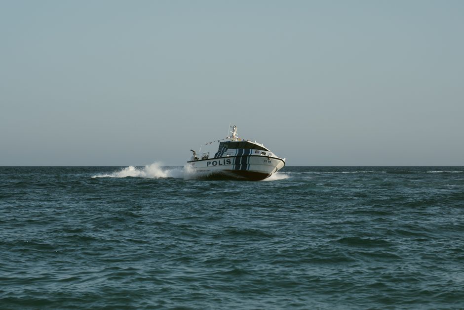 Frontex-Schiff im Ärmelkanal bei Rettungseinsatz