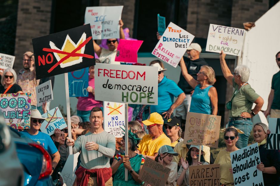 Protest gegen rechtsextreme Gewalt