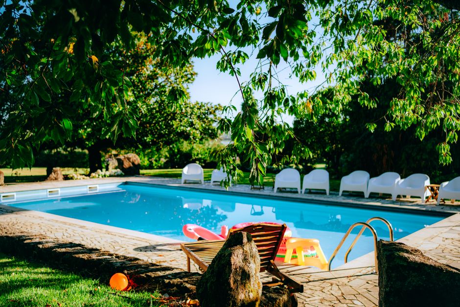 Schwedenhaus mit Pool und Garten
