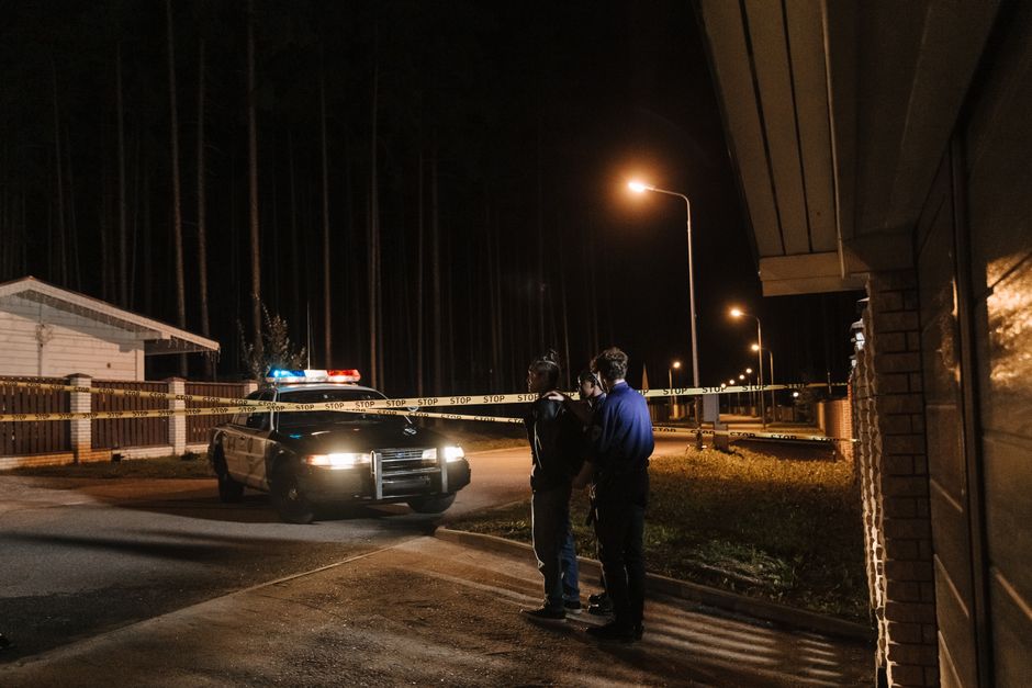 Tatort des Machetenangriffs in Ahrensburg